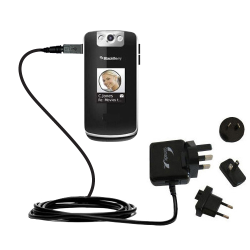 International Wall Charger compatible with the Blackberry Kickstart