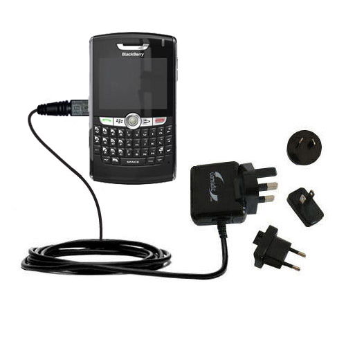 International Wall Charger compatible with the Blackberry Monza