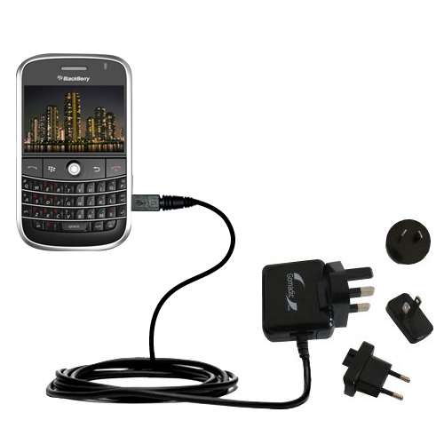 International Wall Charger compatible with the Blackberry Niagara
