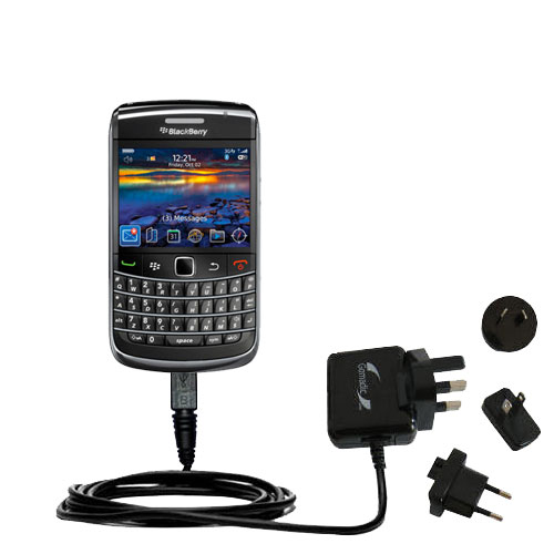 International Wall Charger compatible with the Blackberry Onyx III