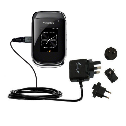 International Wall Charger compatible with the Blackberry Oxford