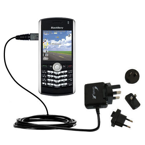 International Wall Charger compatible with the Blackberry Pearl 2