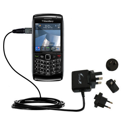 International Wall Charger compatible with the Blackberry Pearl 3G