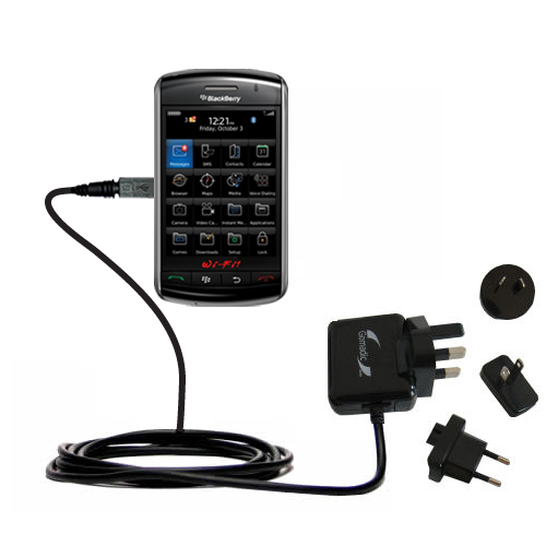 International Wall Charger compatible with the Blackberry Storm 2