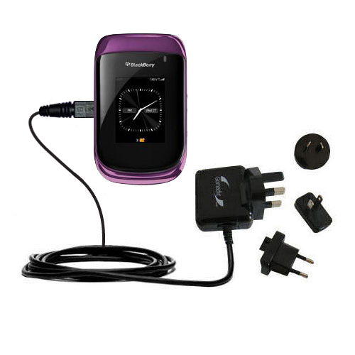 International Wall Charger compatible with the Blackberry Style 9670