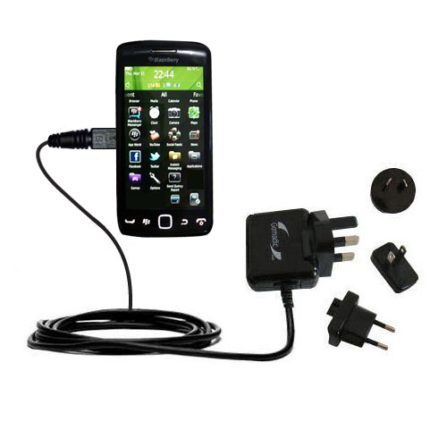 International Wall Charger compatible with the Blackberry Touch 9860