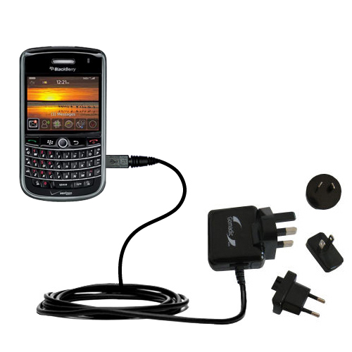 International Wall Charger compatible with the Blackberry Tour