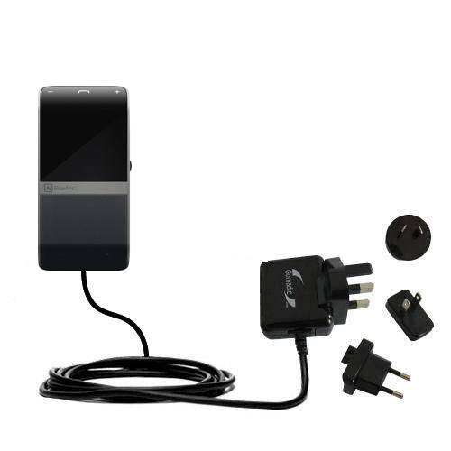 International Wall Charger compatible with the BlueAnt S4 True Handsfree