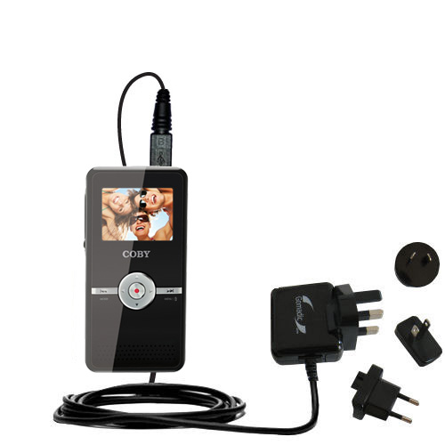 International Wall Charger compatible with the Coby CAM5000 SNAPP Camcorder
