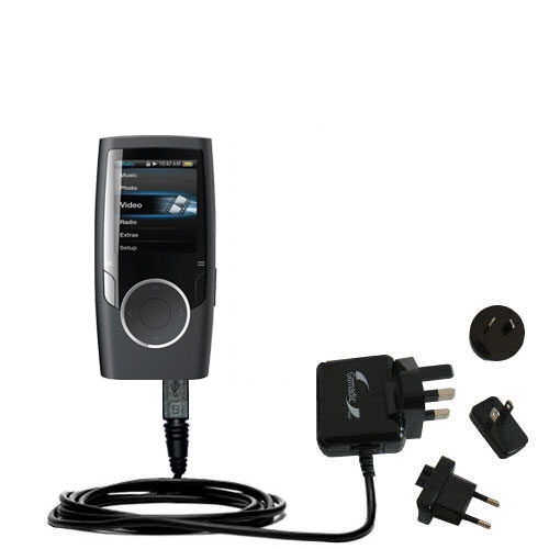 International Wall Charger compatible with the Coby MP601 Video MP3 Player