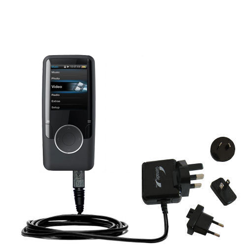 International Wall Charger compatible with the Coby MP707 Video MP3 Player