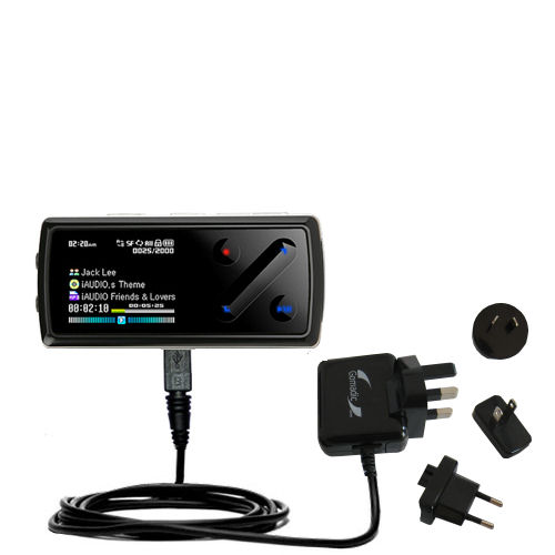 International Wall Charger compatible with the Cowon iAudio 7