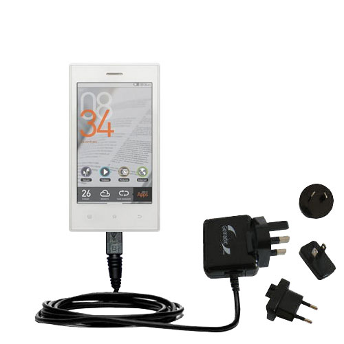 International Wall Charger compatible with the Cowon Z2 Plenue