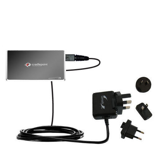 International Wall Charger compatible with the Cradlepoint CBA250 Mobile Broadband Router