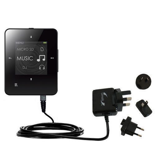 International Wall Charger compatible with the Creative ZEN Style M100