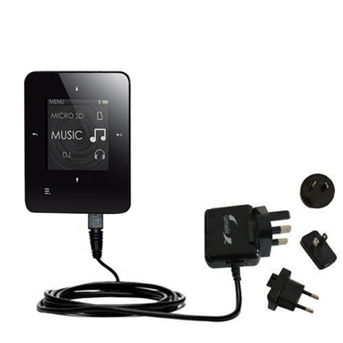 International Wall Charger compatible with the Creative ZEN Style M300