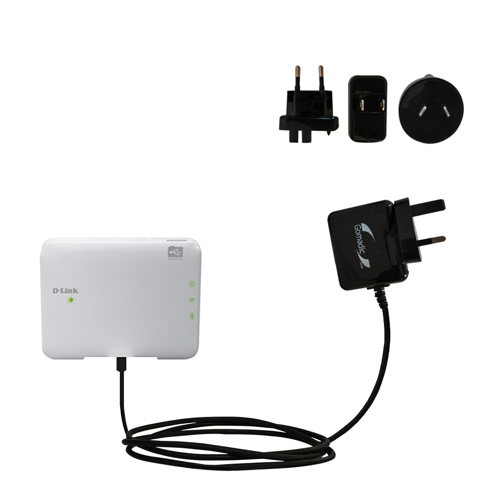 International Wall Charger compatible with the D-Link DIR-506L Shareport