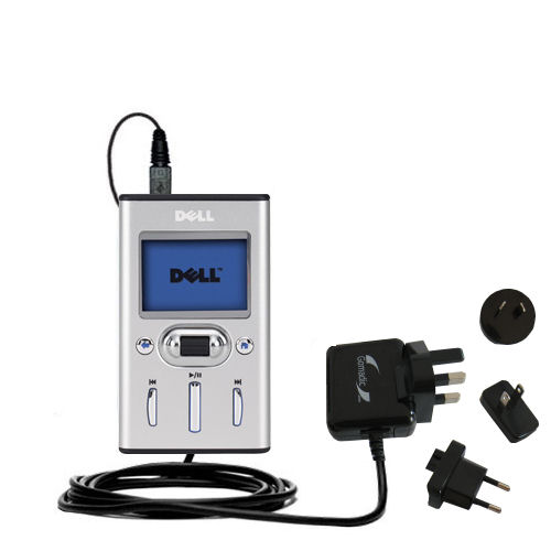 International Wall Charger compatible with the Dell Pocket DJ 5GB 15GB