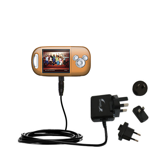International Wall Charger compatible with the Disney High School Musical Mix Max Player DS19005