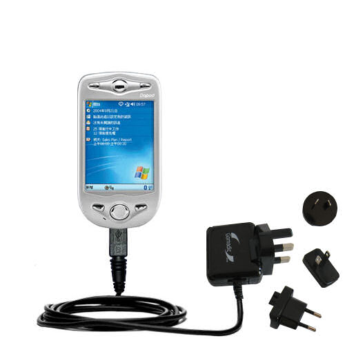 International Wall Charger compatible with the Dopod 696