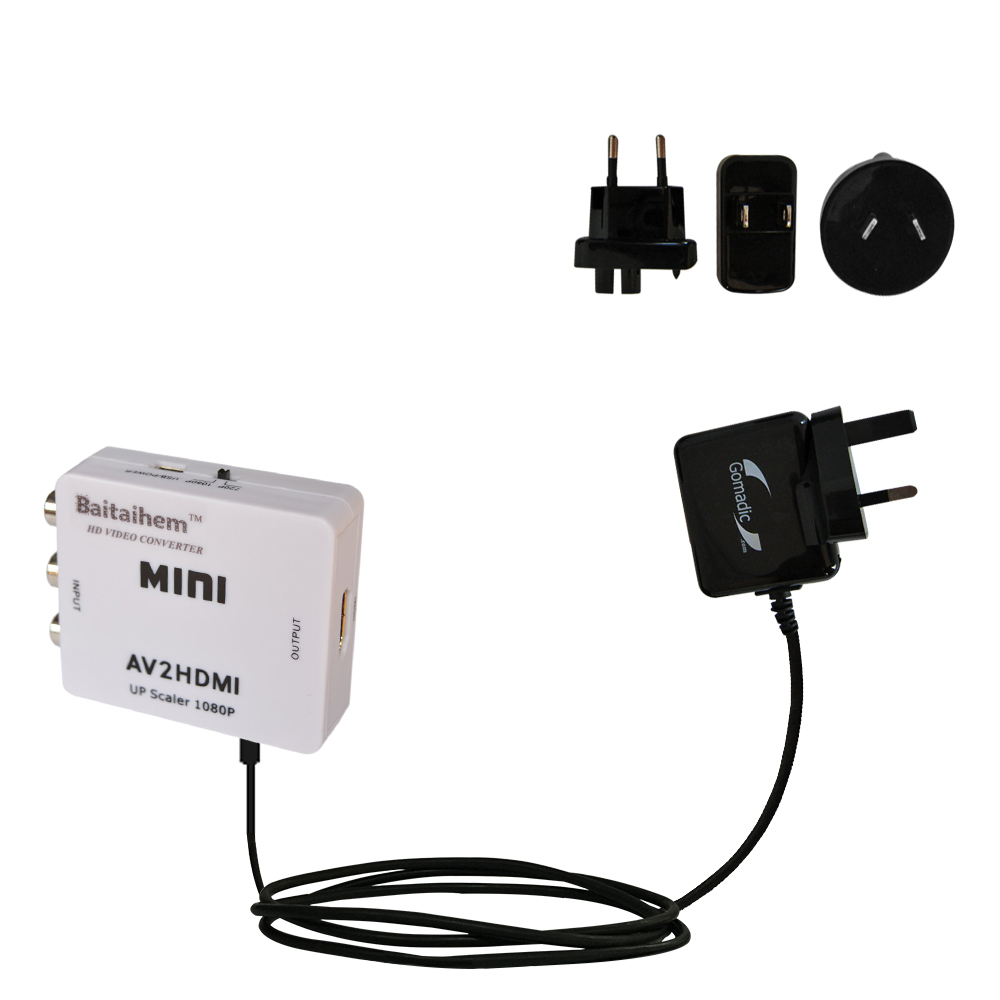 International Wall Charger compatible with the Etekcity Mini AV2HDMI Converter