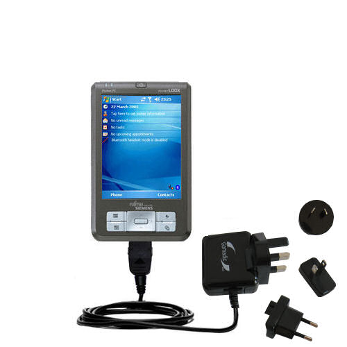 International Wall Charger compatible with the Fujitsu Loox 400