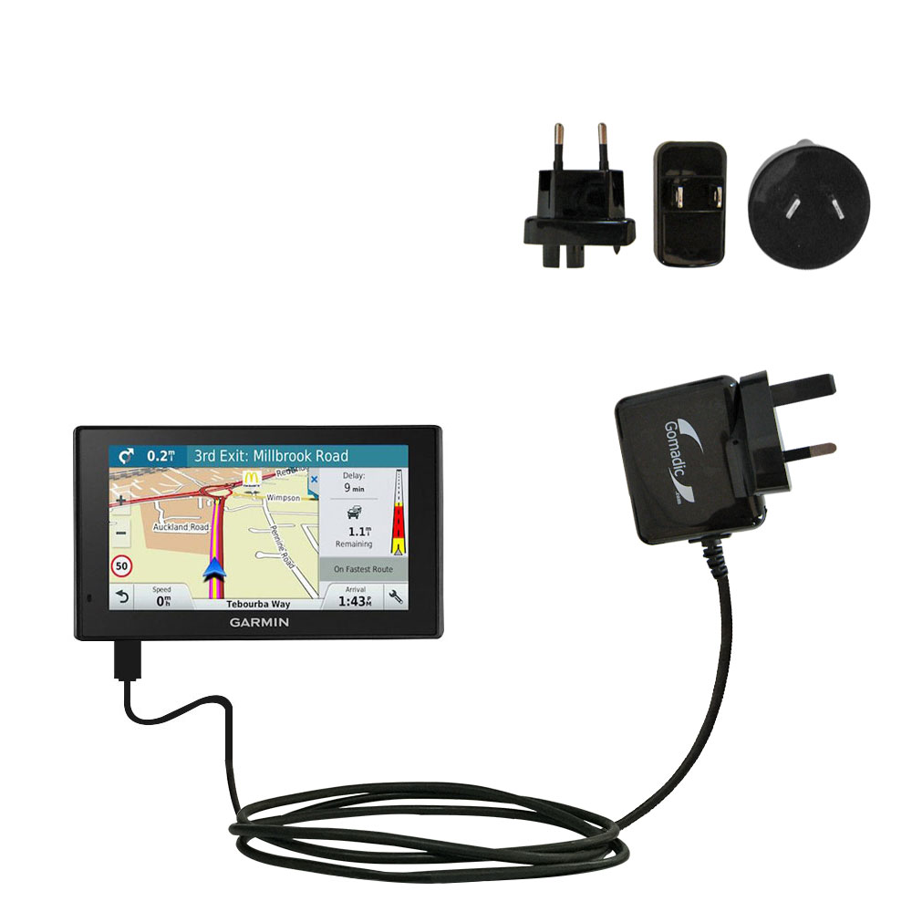 International Wall Charger compatible with the Garmin DriveAssist 51-LMT