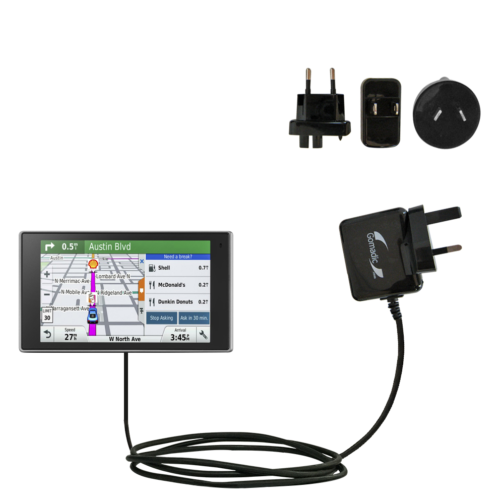 International Wall Charger compatible with the Garmin DriveLuxe 50LMTHD