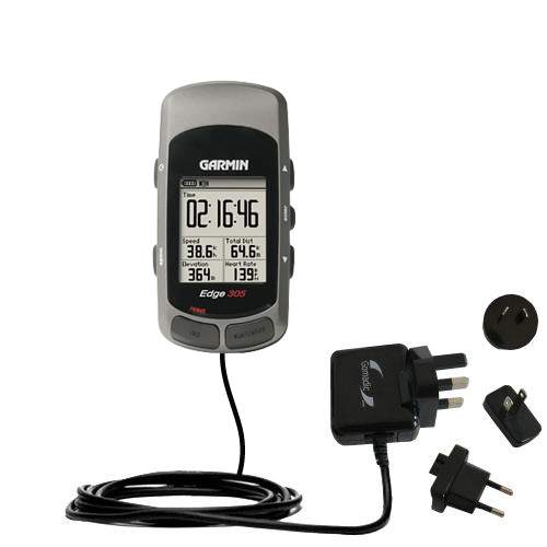 International Wall Charger compatible with the Garmin Edge 605