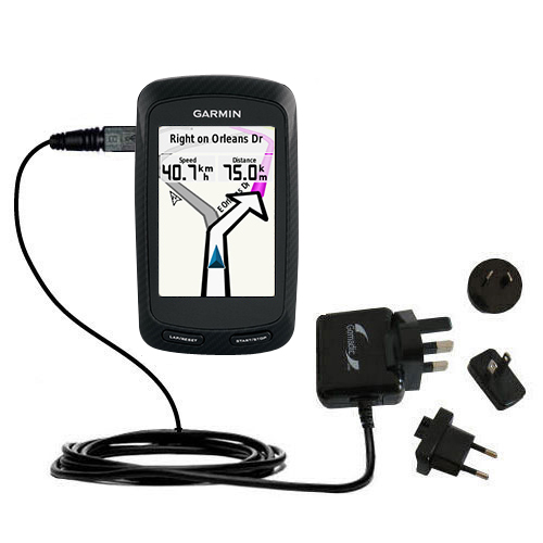 International Wall Charger compatible with the Garmin Edge 800