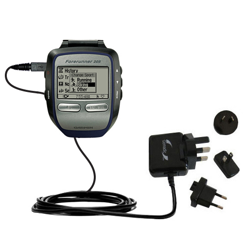 International Wall Charger compatible with the Garmin Forerunner 205