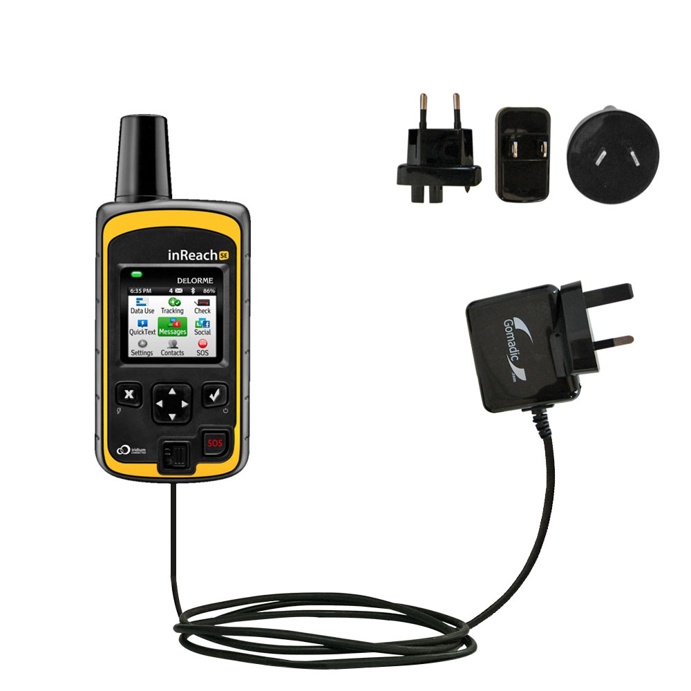 International Wall Charger compatible with the Garmin inReach SE+