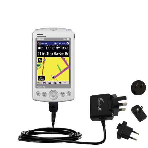International Wall Charger compatible with the Garmin iQue M4