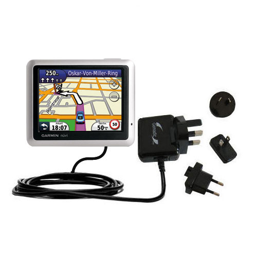 International Wall Charger compatible with the Garmin Nuvi 1245 City Chic