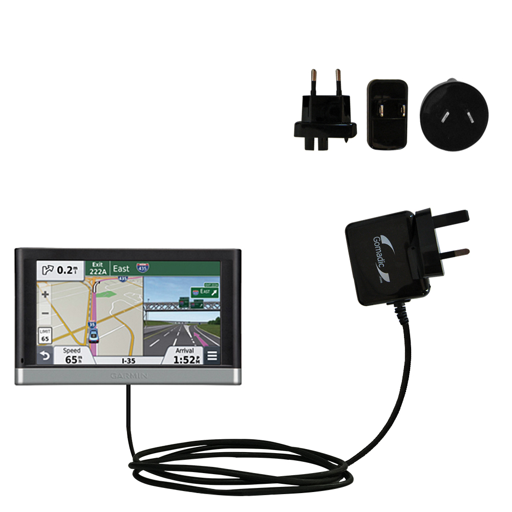 International Wall Charger compatible with the Garmin nuvi 2757 / 2797 LMT