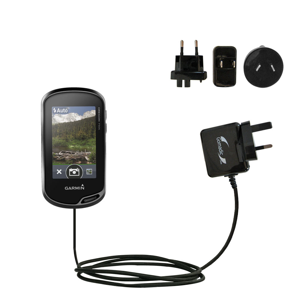 International Wall Charger compatible with the Garmin Oregon 750 / 750t