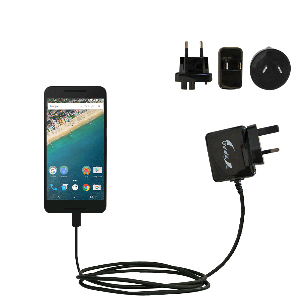 International Wall Charger compatible with the Google Nexus 5X