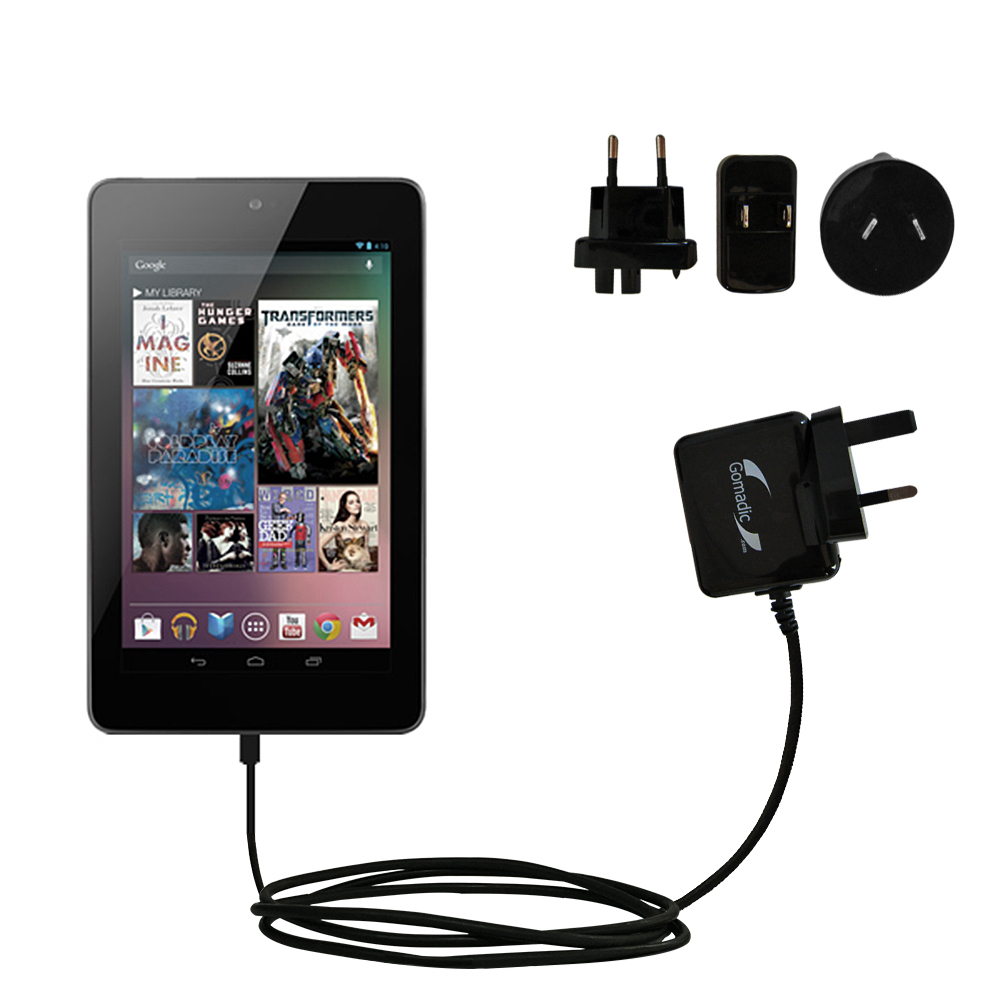 International Wall Charger compatible with the Google Nexus 7