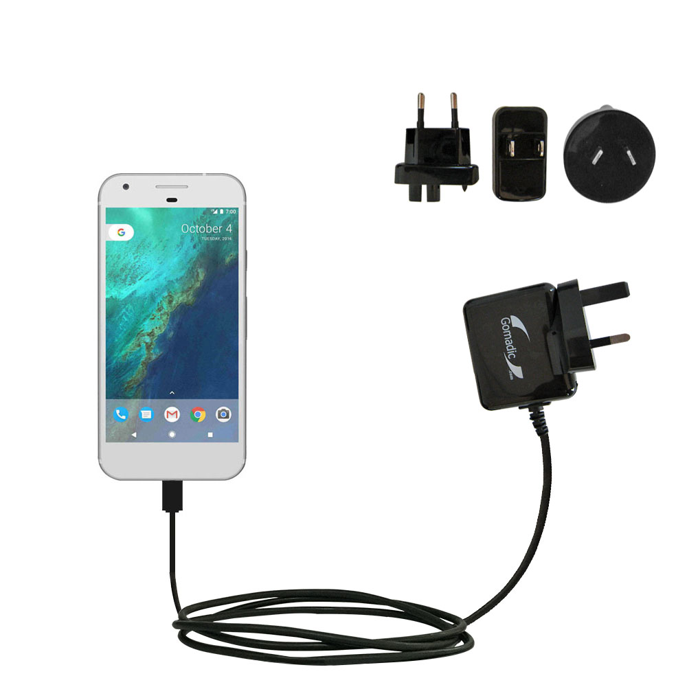 International Wall Charger compatible with the Google Pixel