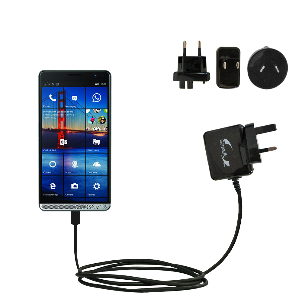 International Wall Charger compatible with the HP Elite X3