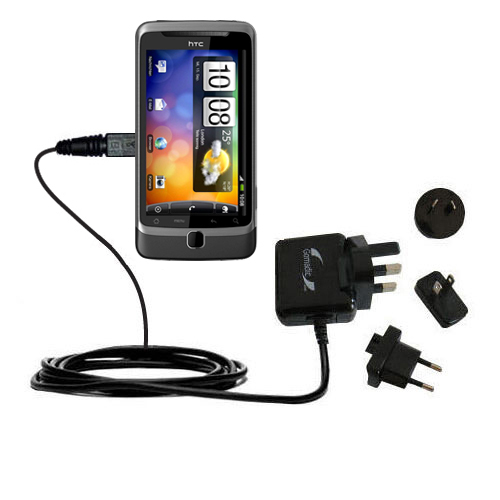 International Wall Charger compatible with the HTC Desire S