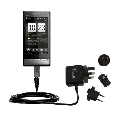 International Wall Charger compatible with the HTC Diamond II / Diamond2