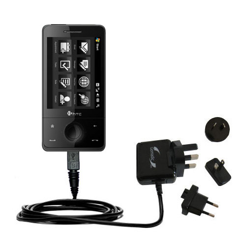 International Wall Charger compatible with the HTC Diamond Pro