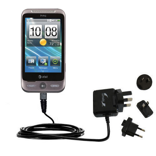 International Wall Charger compatible with the HTC Freestyle