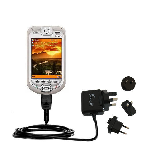 International Wall Charger compatible with the HTC Harrier Smartphone