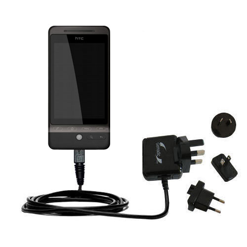 International Wall Charger compatible with the HTC Hero2