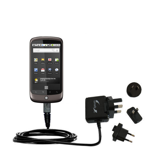 International Wall Charger compatible with the HTC Nexus One