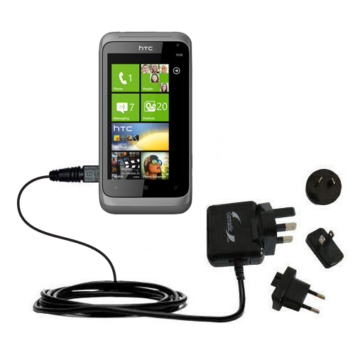 International Wall Charger compatible with the HTC Omega