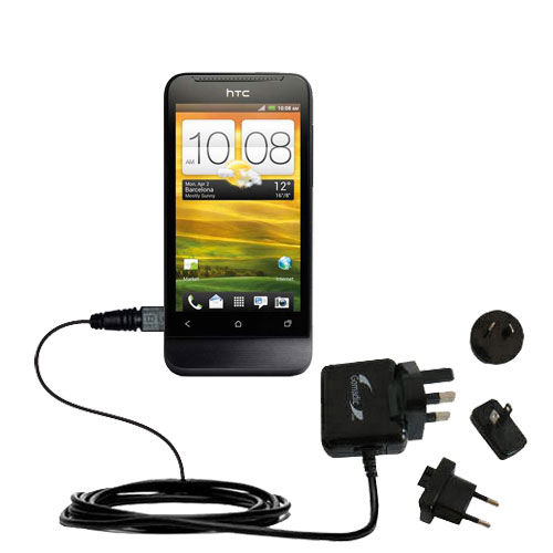 International Wall Charger compatible with the HTC One V