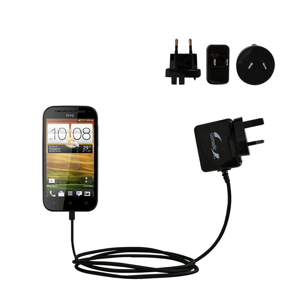 International Wall Charger compatible with the HTC One VX